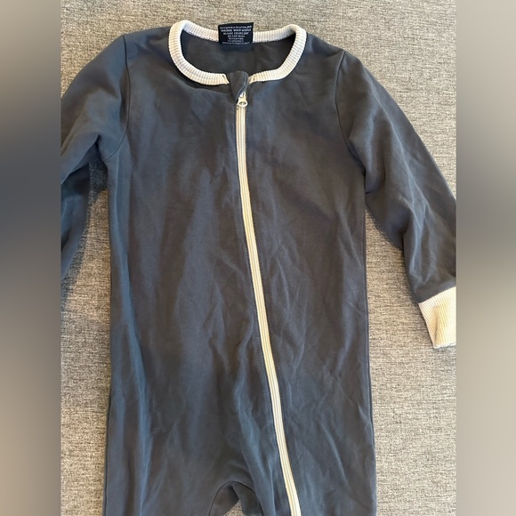 Little Bipsy 2-Way Zip Romper in Slate Blue - 12-18 Months - Picture 6 of 7